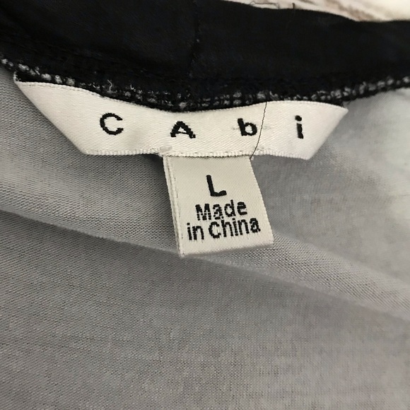 Cabi Style 155 Illusion Black Bubble Tank Top Bejewled size large - Picture 6 of 15